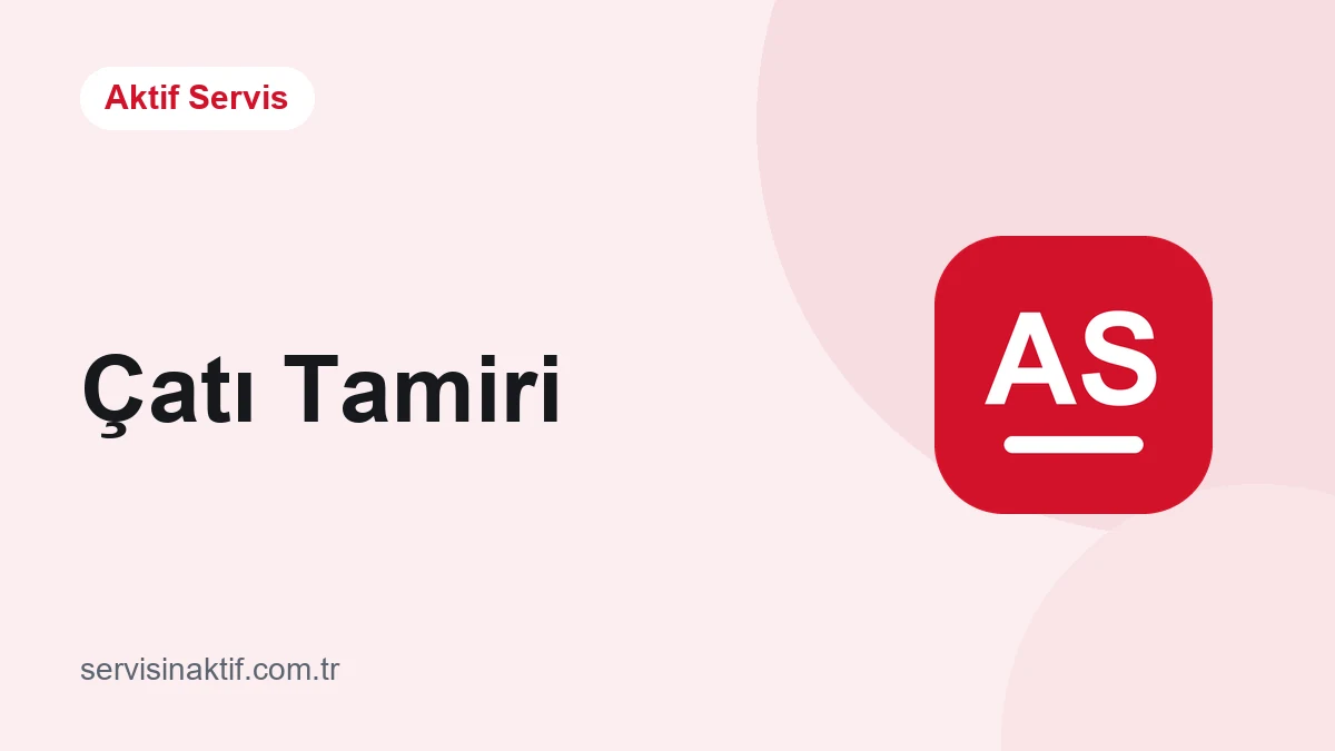 Çatı Tamiri rehber yazısı kapağı