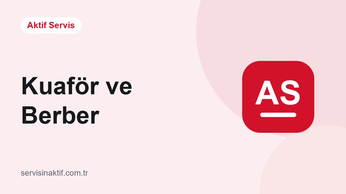 Kuaför ve Berber rehber yazısı kapağı